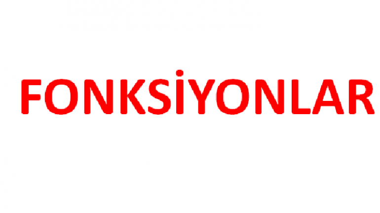 Fonksiyon nedir  Birebir ve Örten Fonksiyon Olma Şartı