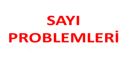 4 yanlışın bir doğruyu götürdüğü bir sınav giren  Sayı Problemleri