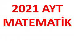 2021 AYT MATEMATİK